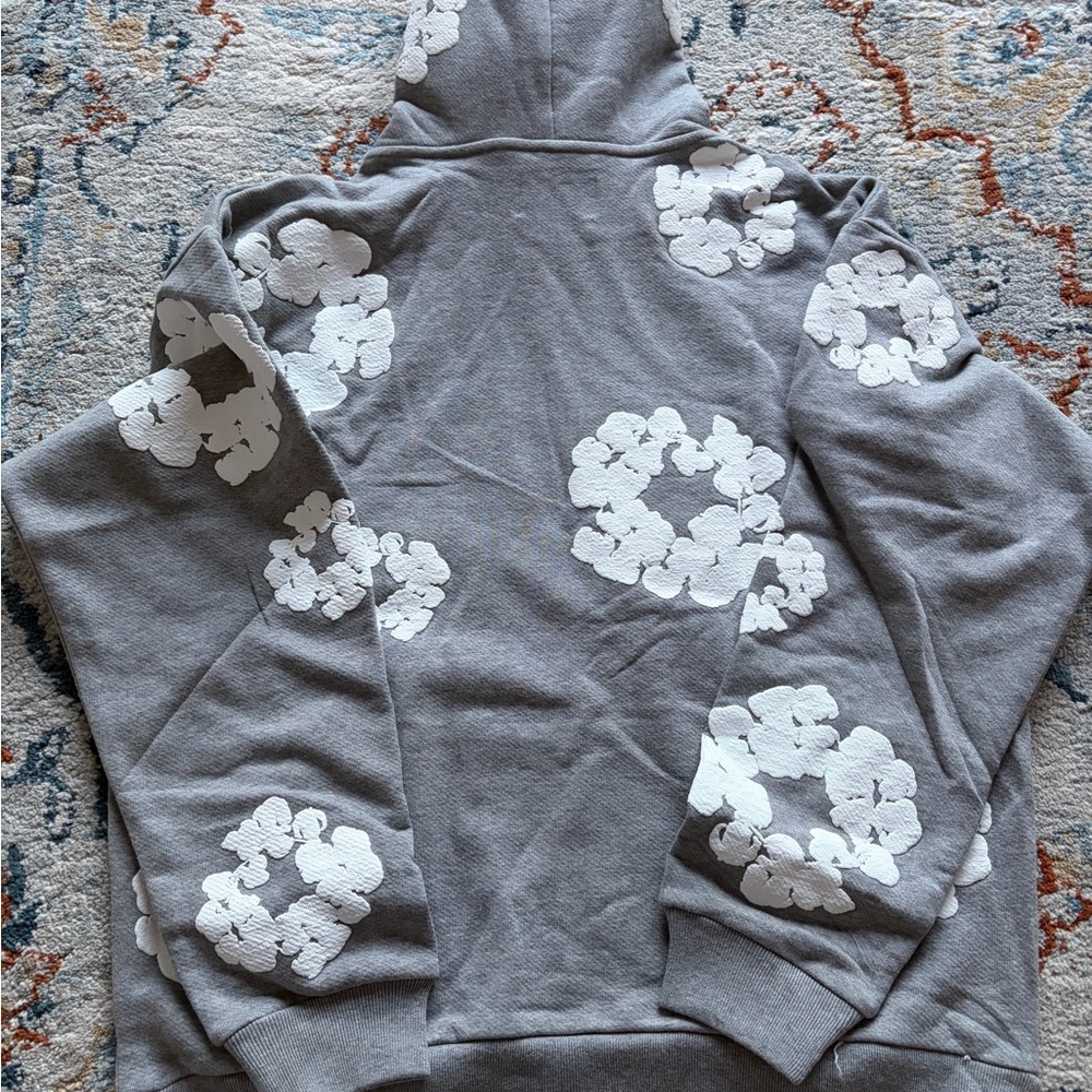 Denim tears the cotton wreath sweatshirt Grey - Picture 2 of 4